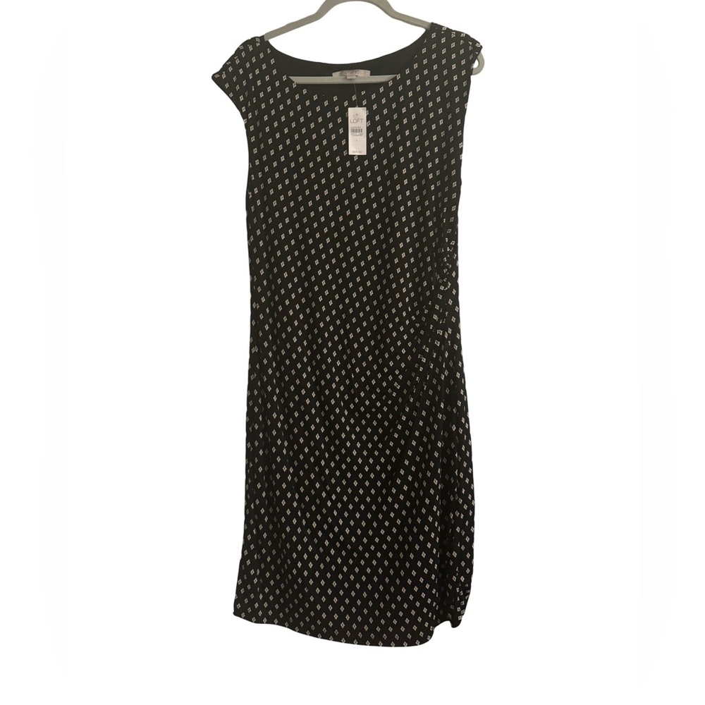 Loft Dress Black and White